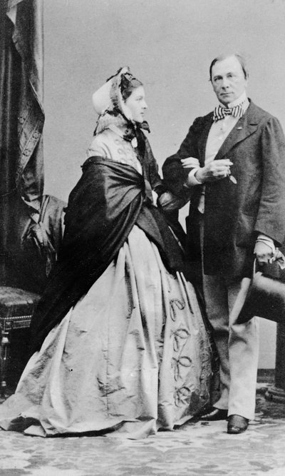 Emile de Girardin and His Wife Delphine Gay, c.1850 by Andre Adolphe Eugene Disderi